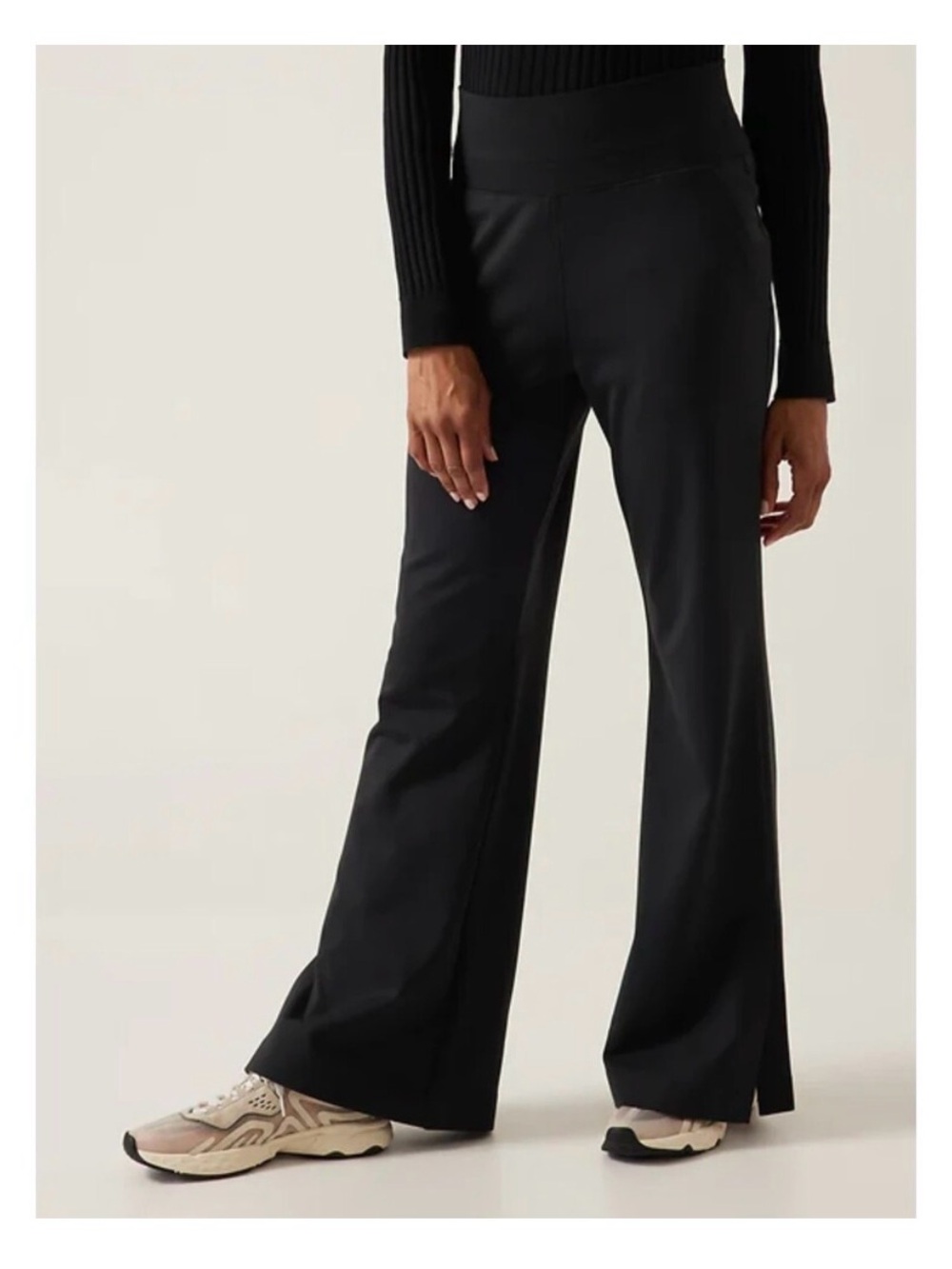 Athleta Venice Flare Pant, Black, Size 16